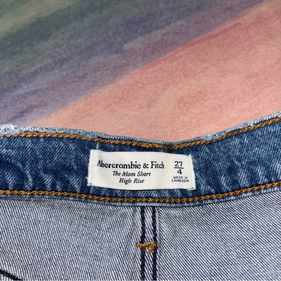 Abercrombie & Fitch the mom short high rise size 4 / 27 - Picture 2 of 5